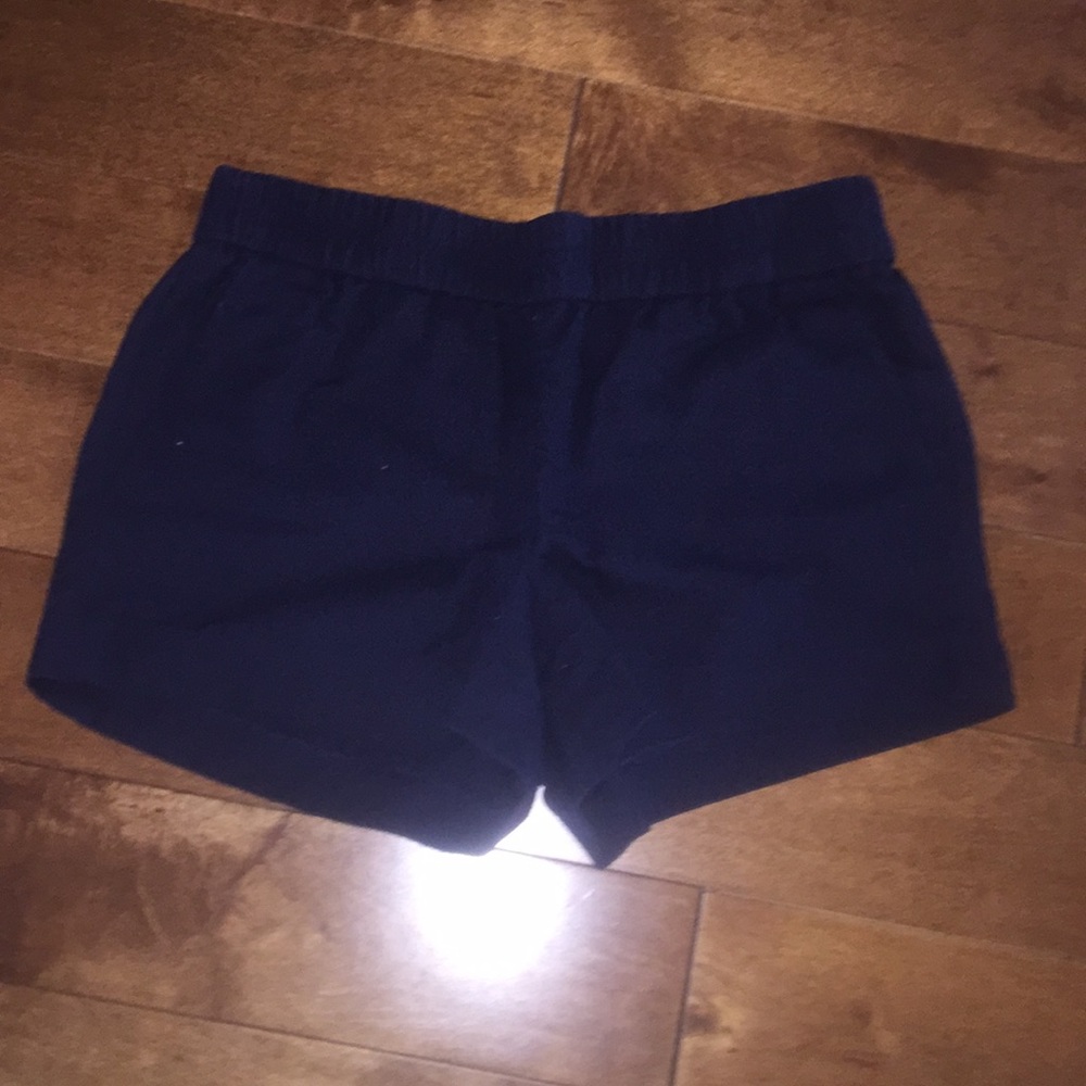 J.Crew Shorts Navy, Elastic waste.